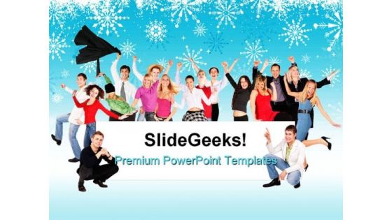 Happy People Business PowerPoint Themes And PowerPoint Slides 0711
