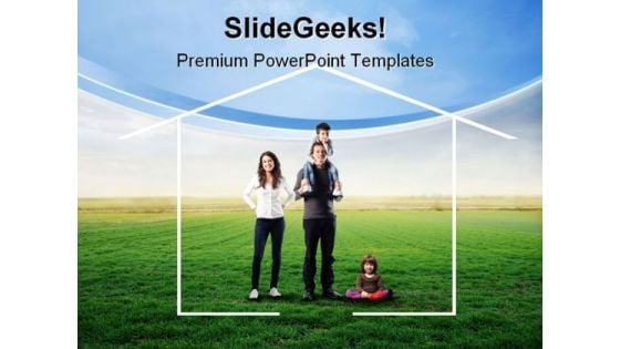 Happy People Family PowerPoint Templates And PowerPoint Backgrounds 0811