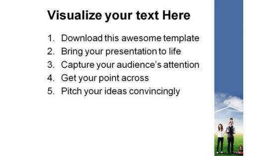 Happy People Family PowerPoint Themes And PowerPoint Slides 0811