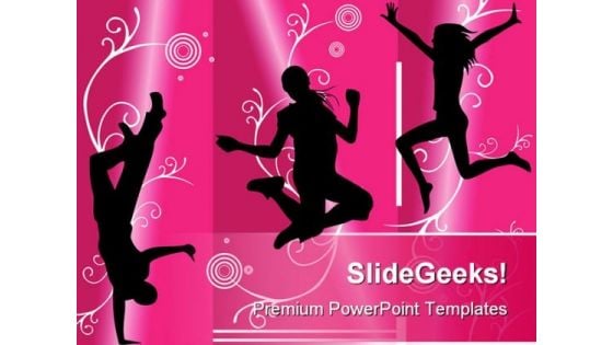 Happy People PowerPoint Themes And PowerPoint Slides 0711