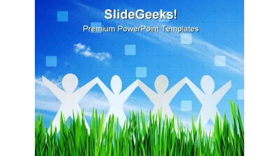 Happy People Team Business PowerPoint Templates And PowerPoint Backgrounds 0611