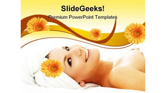 Happy Spa Beauty PowerPoint Themes And PowerPoint Slides 0311