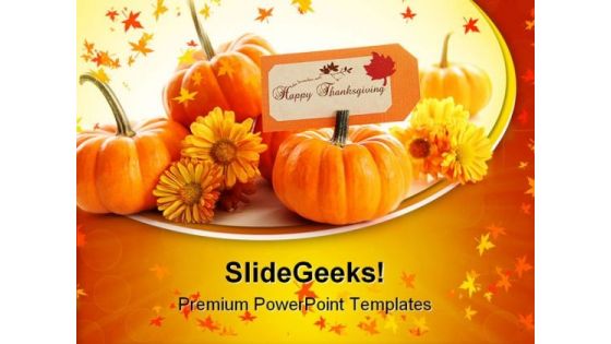 Happy Thanks Giving Holiday PowerPoint Themes And PowerPoint Slides 0411