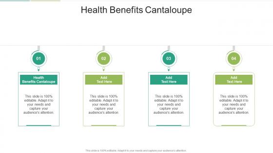 Health Benefits Cantaloupe In Powerpoint And Google Slides Cpb