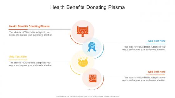 Health Benefits Donating Plasma In Powerpoint And Google Slides Cpb
