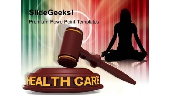 Health Care Law PowerPoint Templates Ppt Backgrounds For Slides 1112