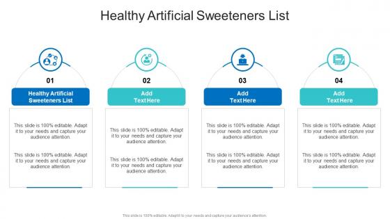 Healthy Artificial Sweeteners List In Powerpoint And Google Slides Cpb