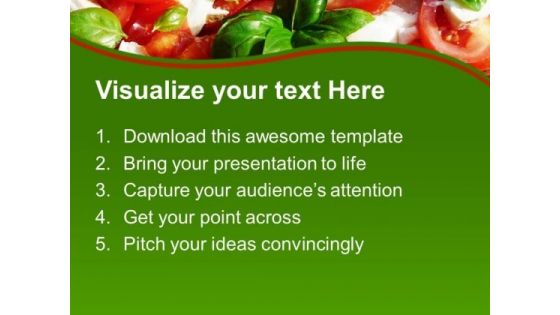 Healthy Diets Salads Food PowerPoint Templates Ppt Backgrounds For Slides 0213