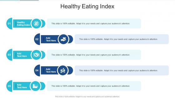 Healthy Eating Index In Powerpoint And Google Slides Cpb