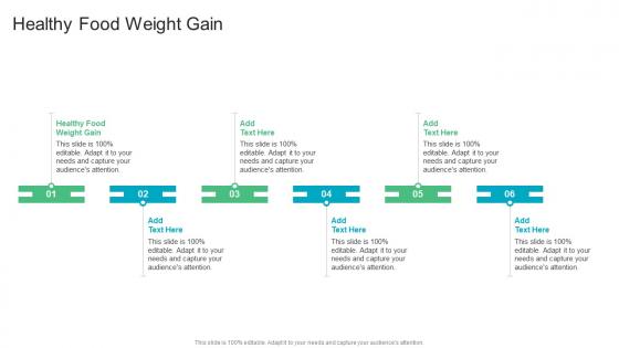 Healthy Food Weight Gain In Powerpoint And Google Slides Cpb