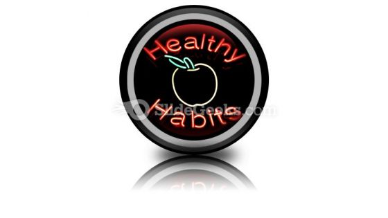 Healthy Habits PowerPoint Icon Cc