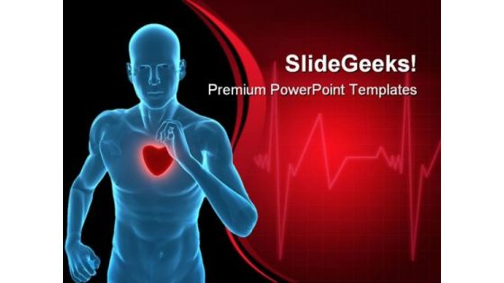 Healthy Heart Concept Medical PowerPoint Templates And PowerPoint Backgrounds 0711