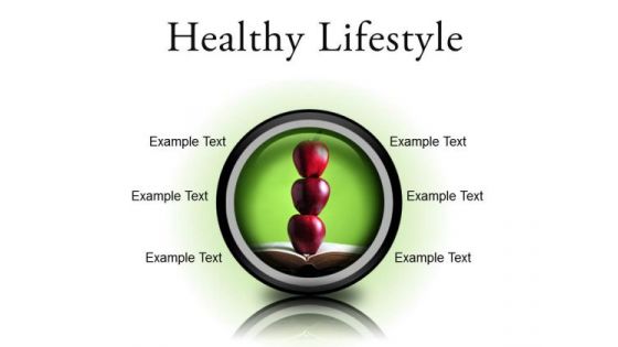 Healthy Lifestyle Food PowerPoint Presentation Slides Cc