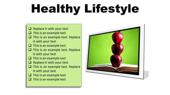 Healthy Lifestyle Food PowerPoint Presentation Slides F