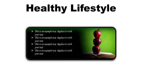 Healthy Lifestyle Food PowerPoint Presentation Slides R