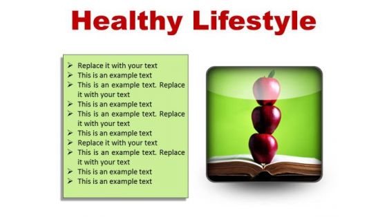 Healthy Lifestyle Food PowerPoint Presentation Slides S