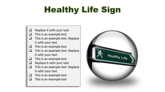 Healthy Lifestyle PowerPoint Presentation Slides C