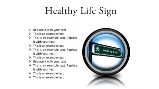 Healthy Lifestyle PowerPoint Presentation Slides Cc