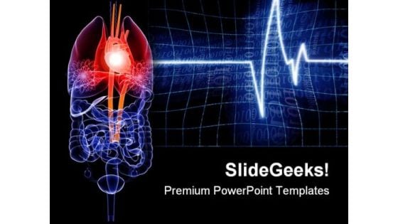 Heart Attack Medical PowerPoint Themes And PowerPoint Slides 0811