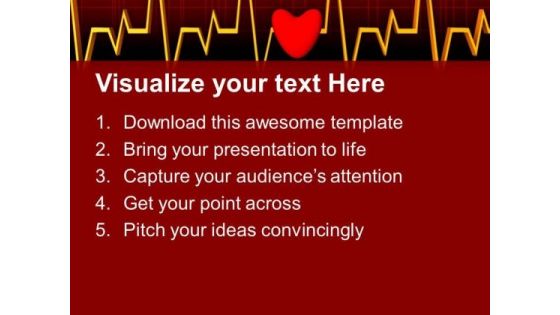 Heart Beat Medical Bg PowerPoint Templates And PowerPoint Themes 1012