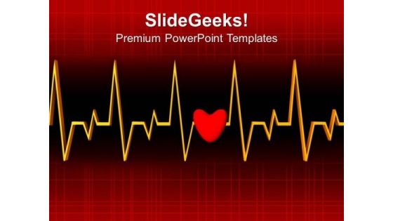 Heart Beat Medical Bg PowerPoint Templates And PowerPoint Themes 1012