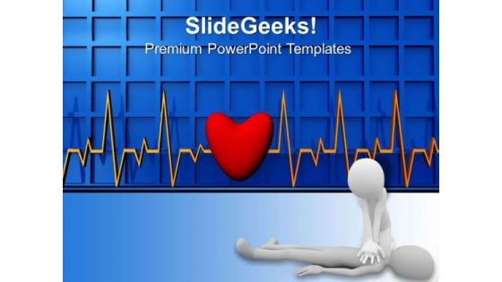 Heart Beat Medical PowerPoint Templates And PowerPoint Themes 0612