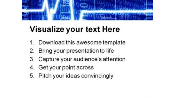 Heart Beat Medical PowerPoint Themes And PowerPoint Slides 0711