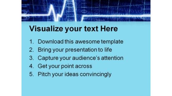 Heart Beat Medical PowerPoint Themes And PowerPoint Slides 0811