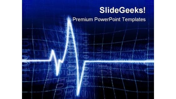 Heart Beat Medical PowerPoint Themes And PowerPoint Slides 0811