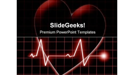 Heart Beat On Monitor Health PowerPoint Themes And PowerPoint Slides 0811 Heart Beat On Monitor Health PowerPoint Themes And PowerPoint Slides 0811