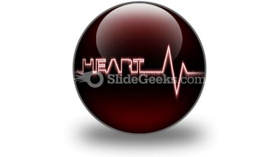 Heart Beat PowerPoint Icon C