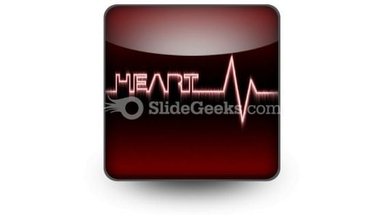 Heart Beat PowerPoint Icon S