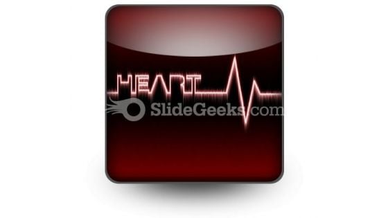 Heart Beat PowerPoint Icon S