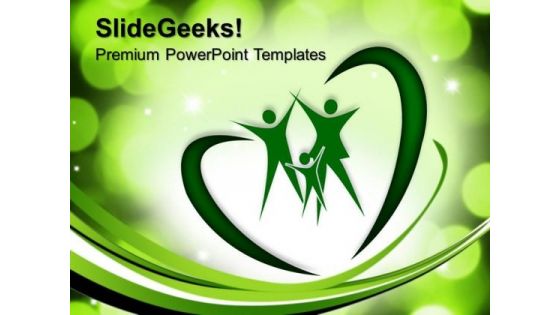 Heart Love Family PowerPoint Templates And PowerPoint Themes 0712