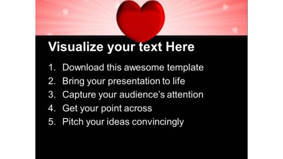 Heart Love Metaphor PowerPoint Templates And PowerPoint Themes 0712
