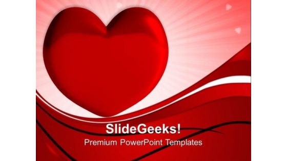 Heart Love Metaphor PowerPoint Templates And PowerPoint Themes 0712