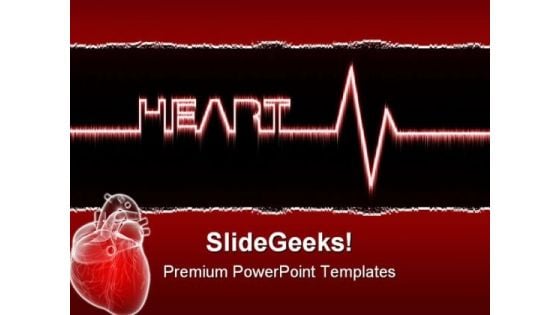 Heart Medical PowerPoint Themes And PowerPoint Slides 0311