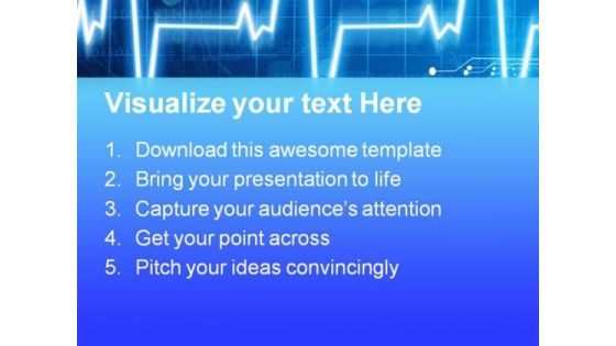 Heart Monitor Technology PowerPoint Themes And PowerPoint Slides 0811