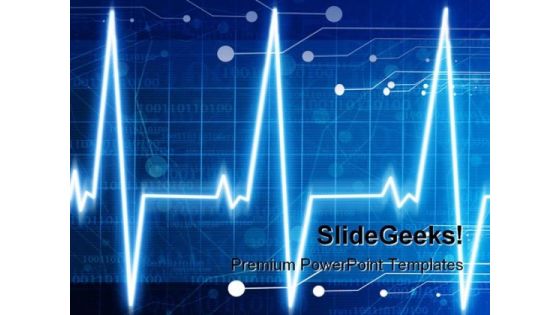 Heart Monitor Technology PowerPoint Themes And PowerPoint Slides 0811 Heart Monitor Technology PowerPoint Themes And PowerPoint Slides 0811