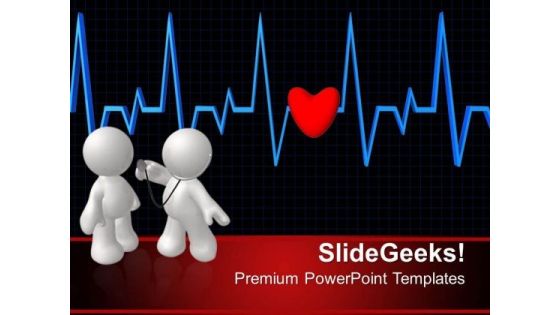 Heartbeat Health PowerPoint Templates And PowerPoint Themes 0512