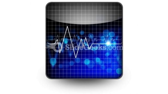 Heartbeat Medical PowerPoint Icon S