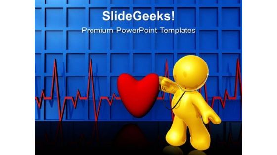 Heartbeat Medical PowerPoint Templates And PowerPoint Themes 0512