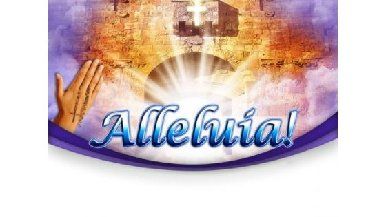 Heaven Alleluia Religion PowerPoint Themes And PowerPoint Slides 0211