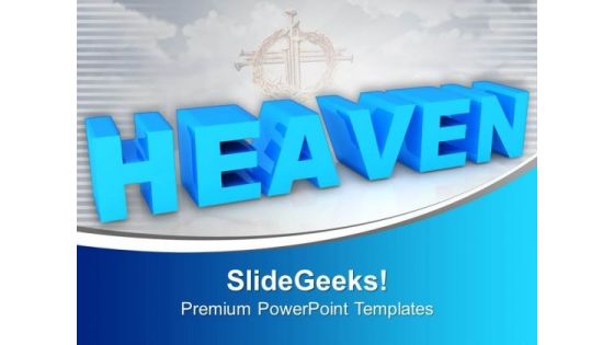 Heaven Faith PowerPoint Templates Ppt Backgrounds For Slides 1112