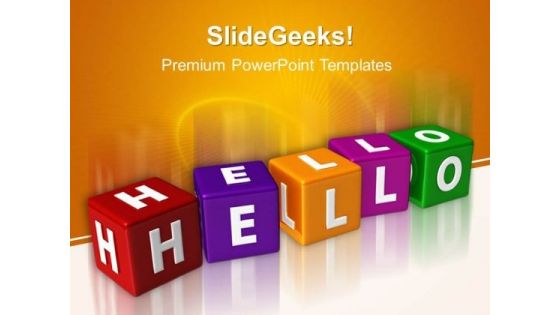 Hello Cubes Shapes PowerPoint Templates And PowerPoint Themes 0412 Hello Cubes Shapes PowerPoint Templates And PowerPoint Themes 0412