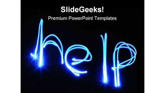 Help Abstract PowerPoint Templates And PowerPoint Backgrounds 0511