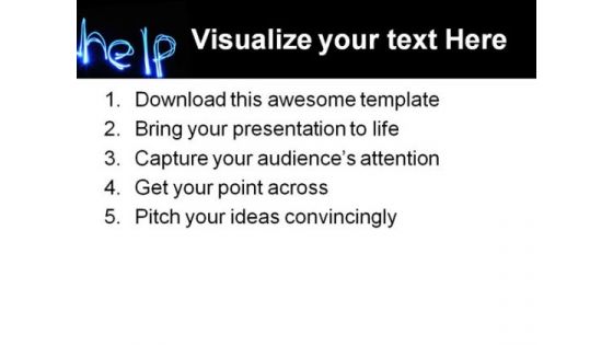 Help Abstract PowerPoint Themes And PowerPoint Slides 0511