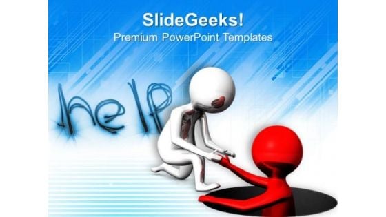 Help Peoples With Good Spirit PowerPoint Templates Ppt Backgrounds For Slides 0713