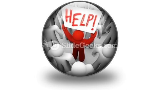 Help PowerPoint Icon C Help PowerPoint Icon C
