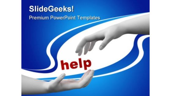 Help Security PowerPoint Templates And PowerPoint Backgrounds 0811